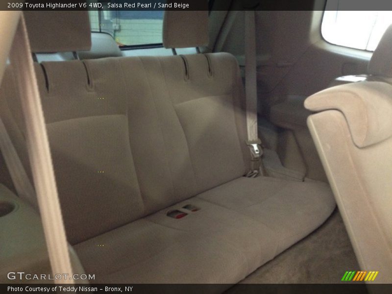 Salsa Red Pearl / Sand Beige 2009 Toyota Highlander V6 4WD
