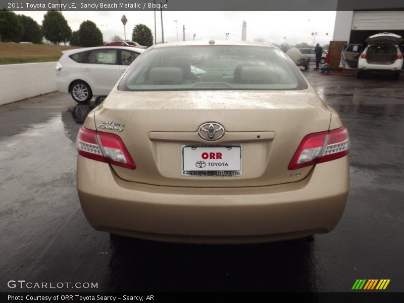 Sandy Beach Metallic / Bisque 2011 Toyota Camry LE