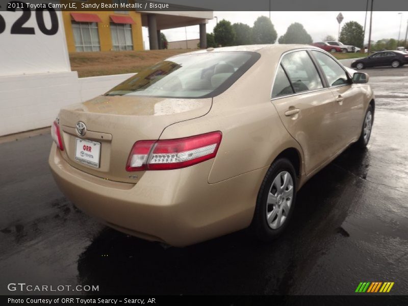 Sandy Beach Metallic / Bisque 2011 Toyota Camry LE