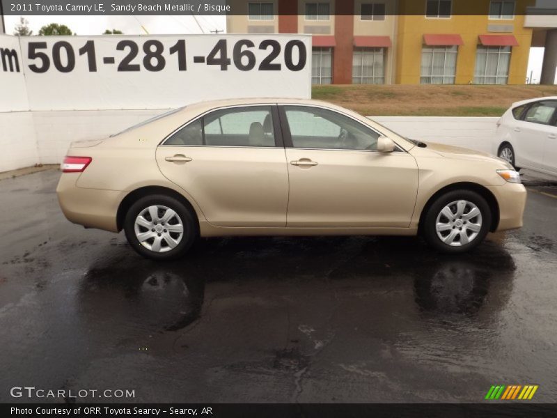 Sandy Beach Metallic / Bisque 2011 Toyota Camry LE