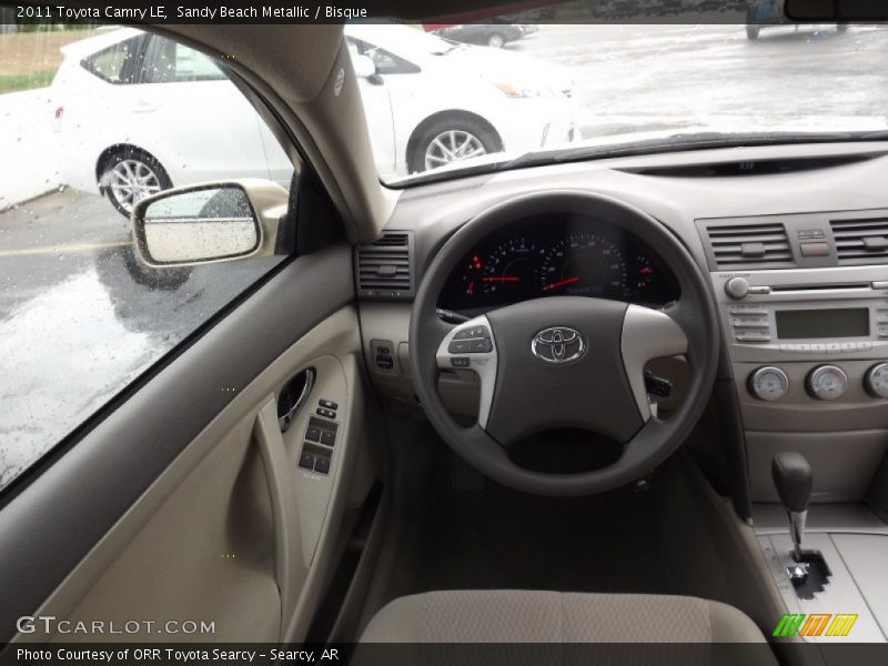 Sandy Beach Metallic / Bisque 2011 Toyota Camry LE