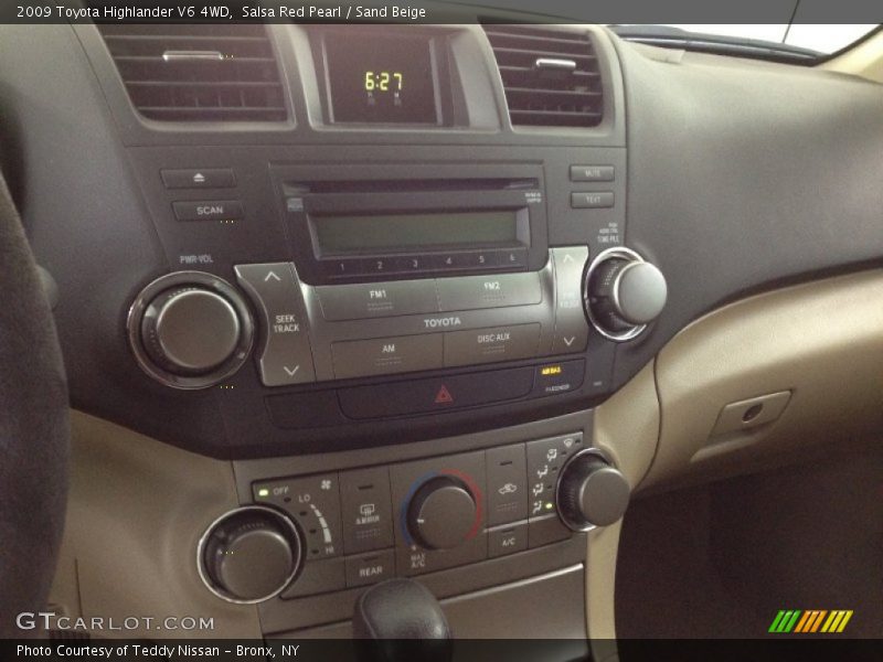 Salsa Red Pearl / Sand Beige 2009 Toyota Highlander V6 4WD