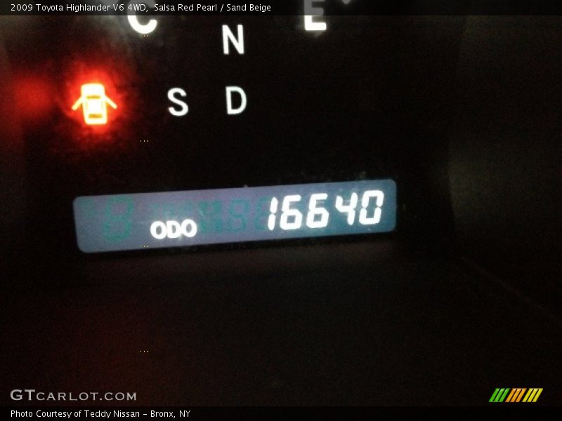 Salsa Red Pearl / Sand Beige 2009 Toyota Highlander V6 4WD