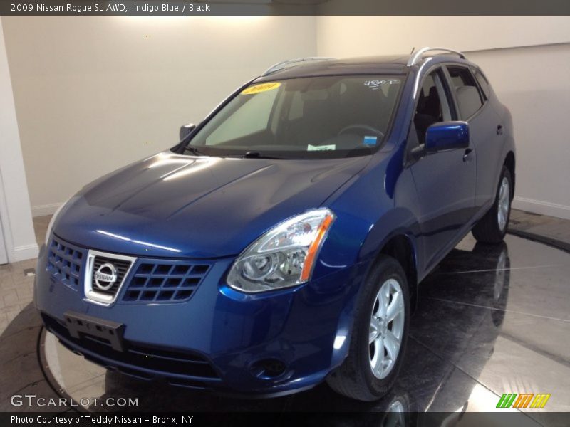 Indigo Blue / Black 2009 Nissan Rogue SL AWD