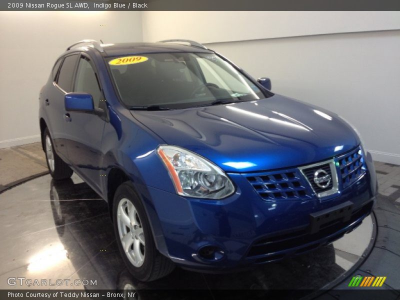Indigo Blue / Black 2009 Nissan Rogue SL AWD