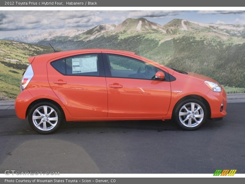  2012 Prius c Hybrid Four Habanero