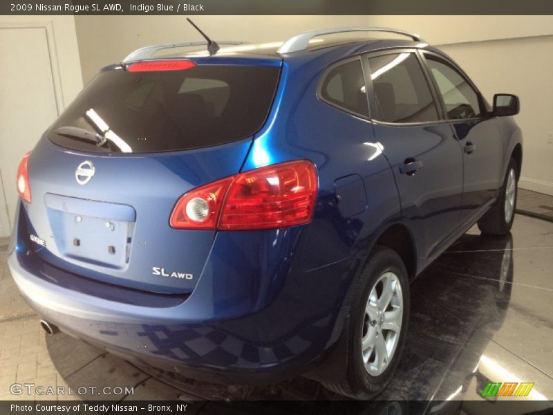 Indigo Blue / Black 2009 Nissan Rogue SL AWD