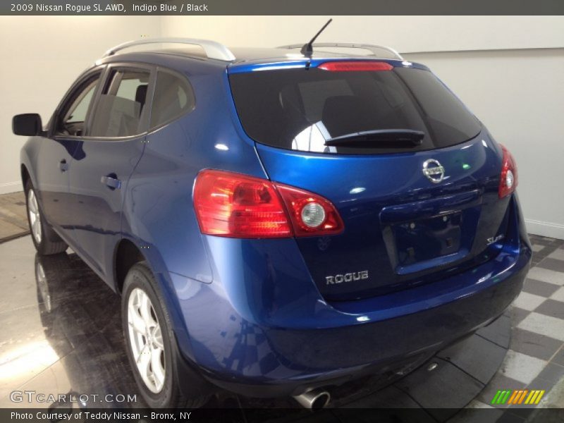 Indigo Blue / Black 2009 Nissan Rogue SL AWD