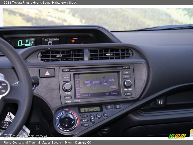 Navigation of 2012 Prius c Hybrid Four