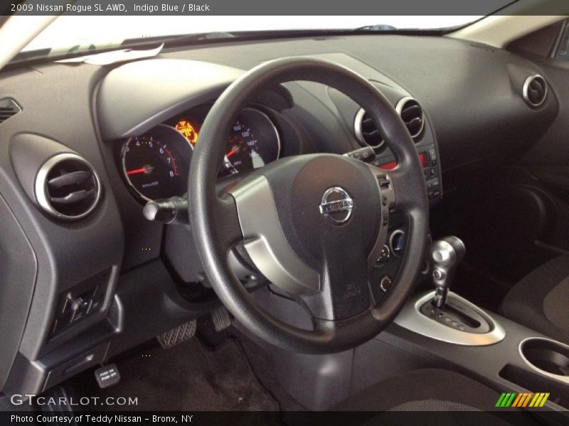 Indigo Blue / Black 2009 Nissan Rogue SL AWD