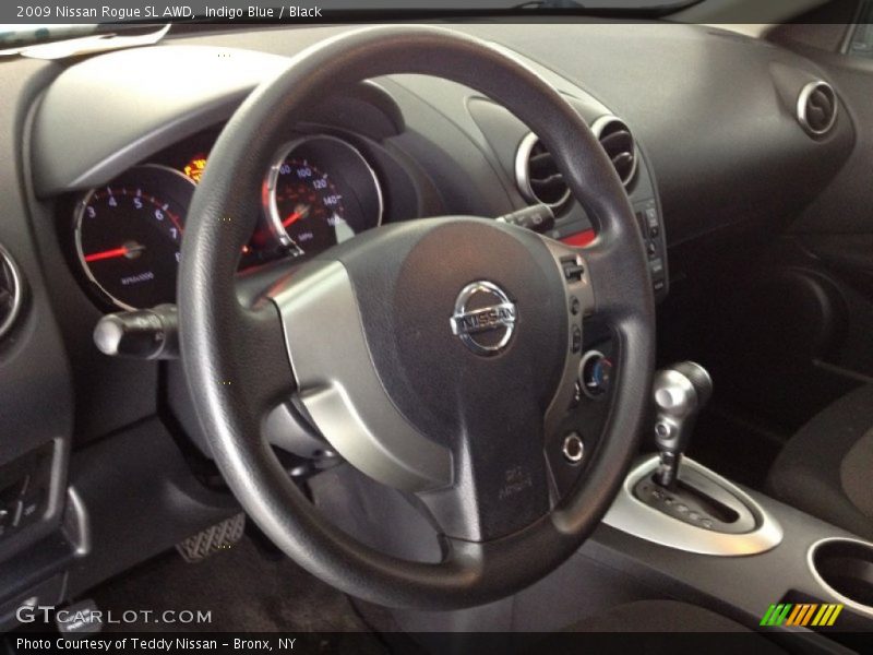 Indigo Blue / Black 2009 Nissan Rogue SL AWD