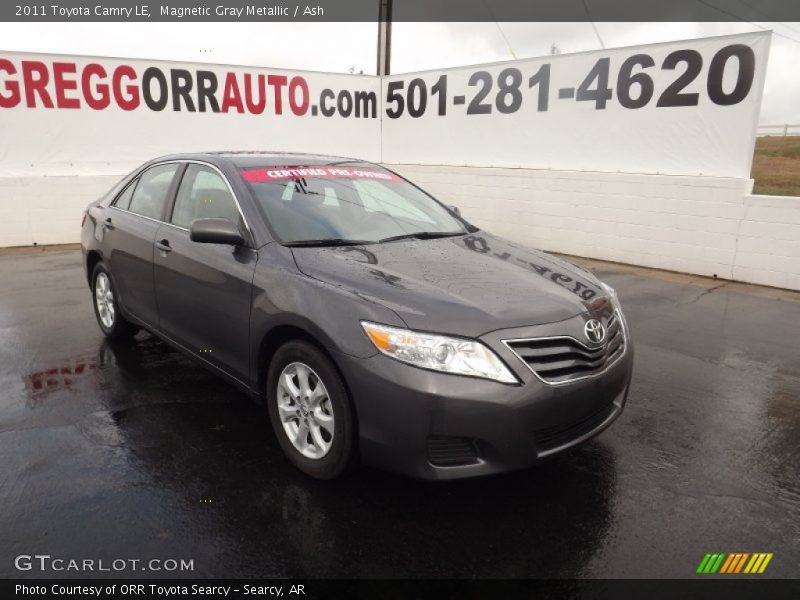 Magnetic Gray Metallic / Ash 2011 Toyota Camry LE