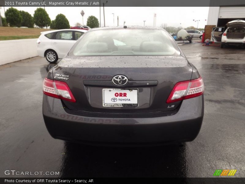 Magnetic Gray Metallic / Ash 2011 Toyota Camry LE