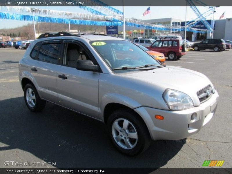 Sahara Silver / Gray 2005 Hyundai Tucson GL