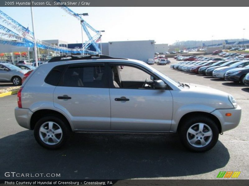 Sahara Silver / Gray 2005 Hyundai Tucson GL