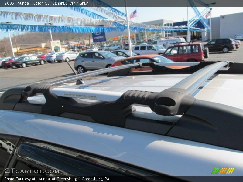 Sahara Silver / Gray 2005 Hyundai Tucson GL