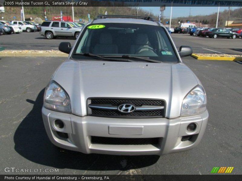 Sahara Silver / Gray 2005 Hyundai Tucson GL