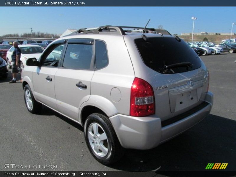 Sahara Silver / Gray 2005 Hyundai Tucson GL