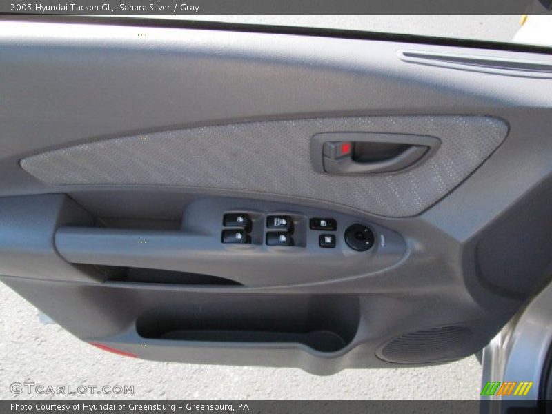 Sahara Silver / Gray 2005 Hyundai Tucson GL