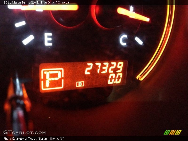 Blue Onyx / Charcoal 2011 Nissan Sentra 2.0 S