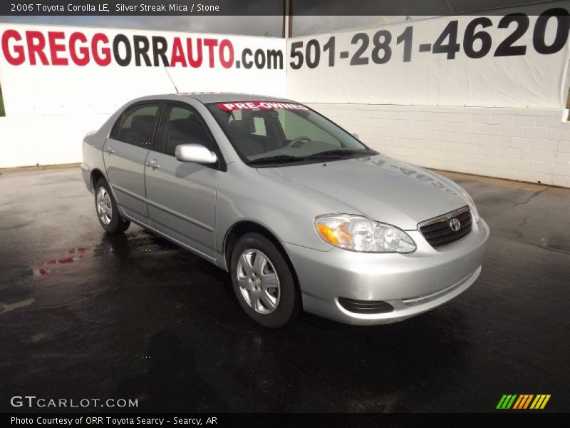 Silver Streak Mica / Stone 2006 Toyota Corolla LE