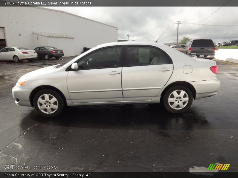 Silver Streak Mica / Stone 2006 Toyota Corolla LE