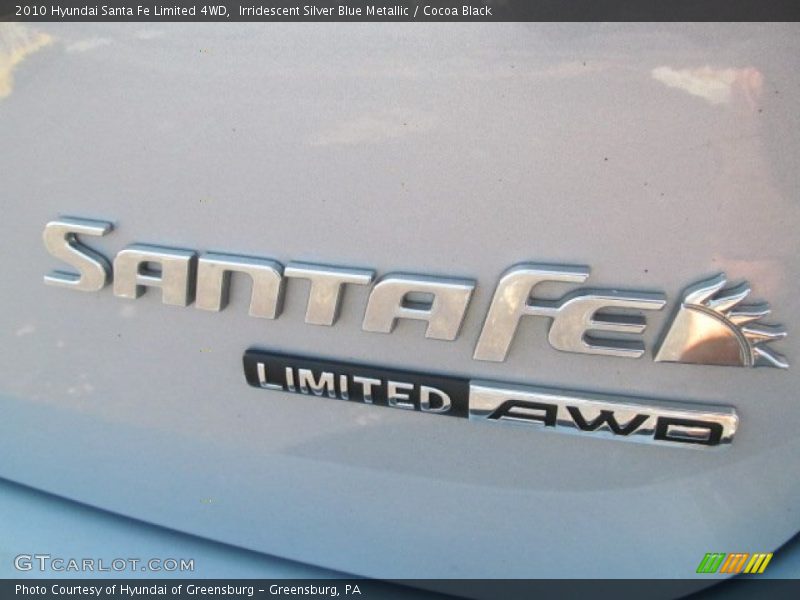  2010 Santa Fe Limited 4WD Logo