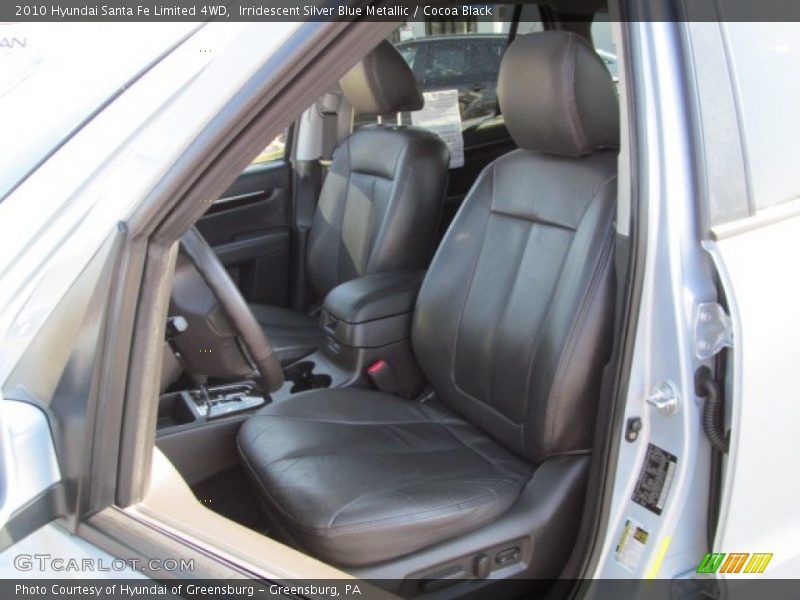 Irridescent Silver Blue Metallic / Cocoa Black 2010 Hyundai Santa Fe Limited 4WD