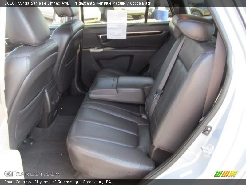 Irridescent Silver Blue Metallic / Cocoa Black 2010 Hyundai Santa Fe Limited 4WD
