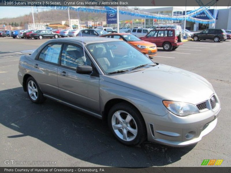 Crystal Gray Metallic / Anthracite Black 2006 Subaru Impreza 2.5i Sedan