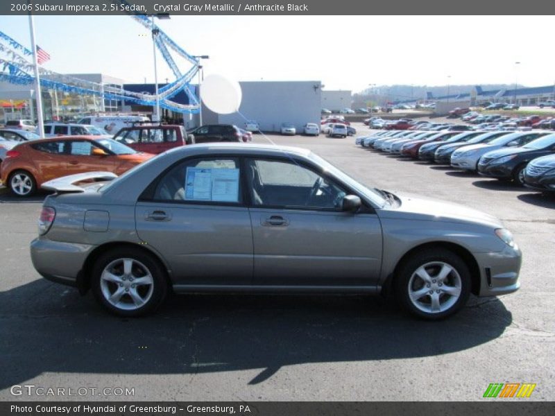 Crystal Gray Metallic / Anthracite Black 2006 Subaru Impreza 2.5i Sedan