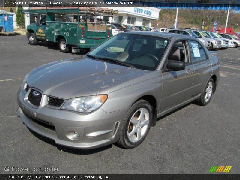 Crystal Gray Metallic / Anthracite Black 2006 Subaru Impreza 2.5i Sedan