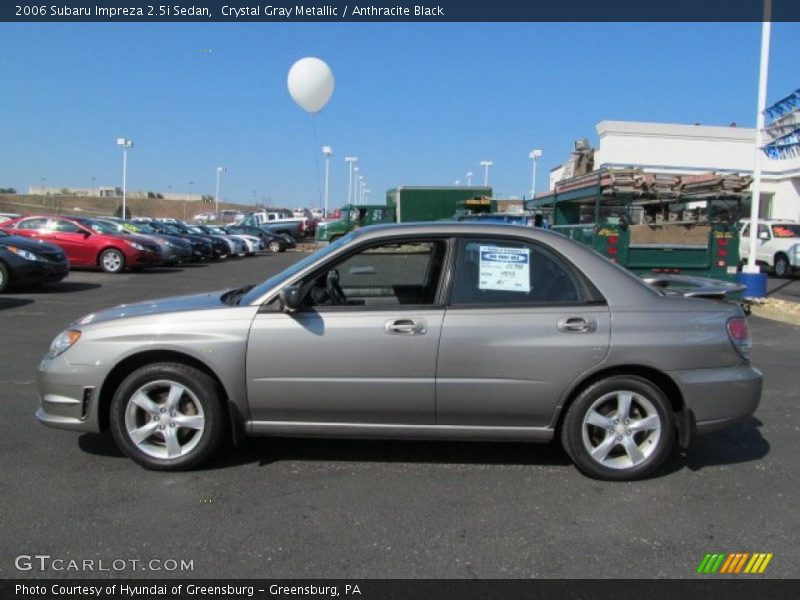 Crystal Gray Metallic / Anthracite Black 2006 Subaru Impreza 2.5i Sedan