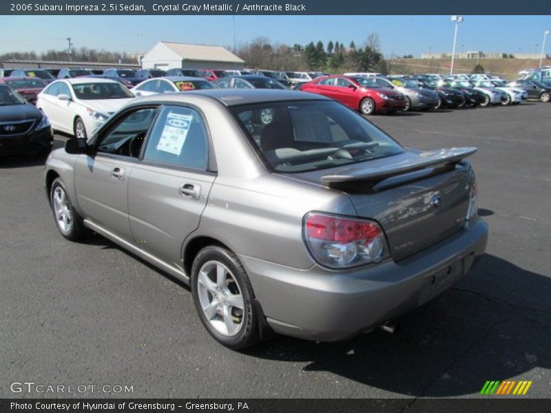Crystal Gray Metallic / Anthracite Black 2006 Subaru Impreza 2.5i Sedan