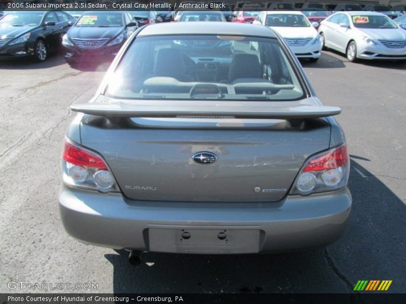 Crystal Gray Metallic / Anthracite Black 2006 Subaru Impreza 2.5i Sedan