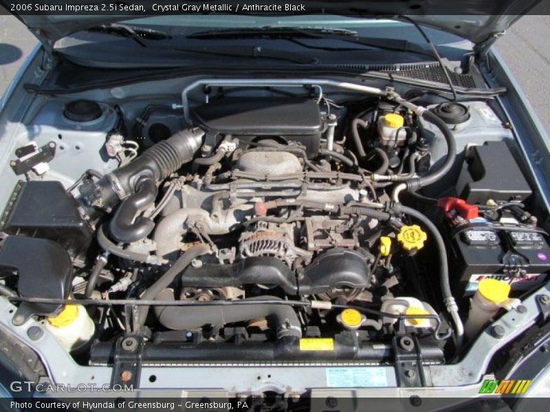 Crystal Gray Metallic / Anthracite Black 2006 Subaru Impreza 2.5i Sedan