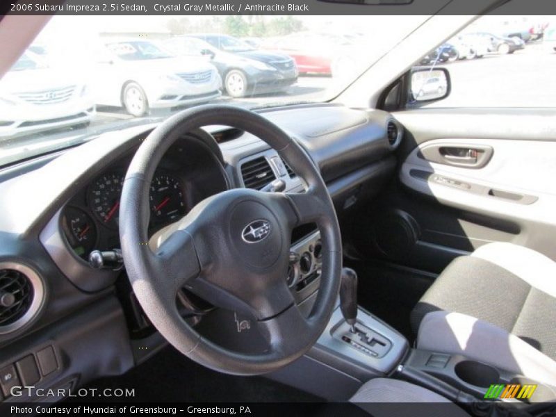 Crystal Gray Metallic / Anthracite Black 2006 Subaru Impreza 2.5i Sedan