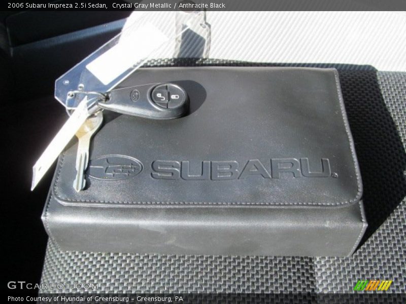Crystal Gray Metallic / Anthracite Black 2006 Subaru Impreza 2.5i Sedan
