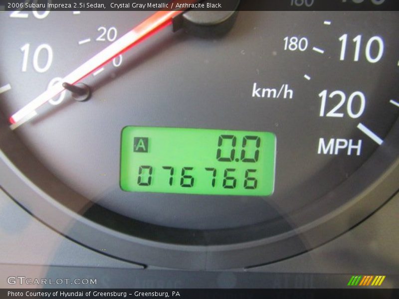 Crystal Gray Metallic / Anthracite Black 2006 Subaru Impreza 2.5i Sedan