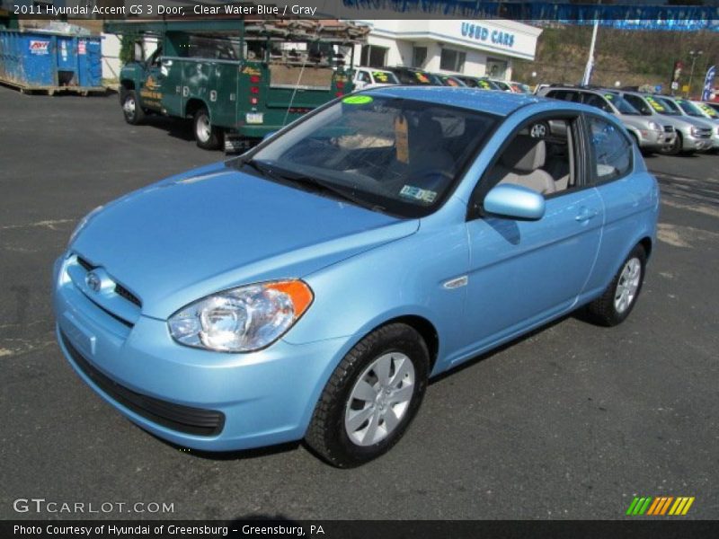  2011 Accent GS 3 Door Clear Water Blue