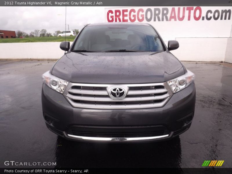 Magnetic Gray Metallic / Ash 2012 Toyota Highlander V6