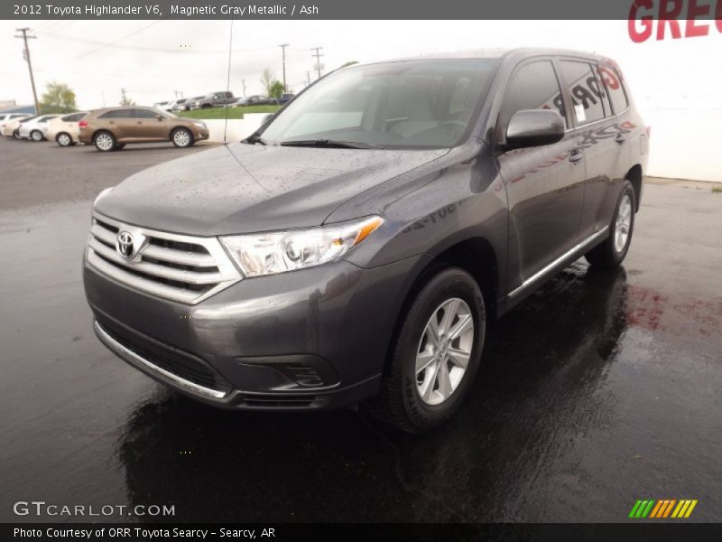 Magnetic Gray Metallic / Ash 2012 Toyota Highlander V6
