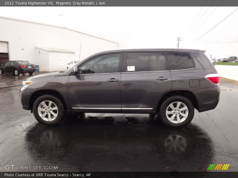 Magnetic Gray Metallic / Ash 2012 Toyota Highlander V6