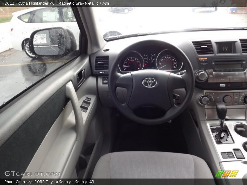 Magnetic Gray Metallic / Ash 2012 Toyota Highlander V6