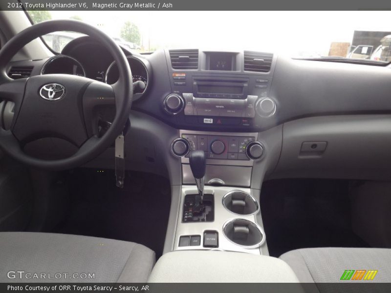 Magnetic Gray Metallic / Ash 2012 Toyota Highlander V6
