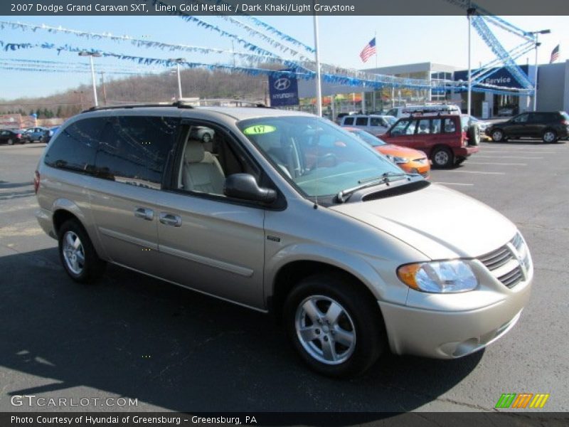 Linen Gold Metallic / Dark Khaki/Light Graystone 2007 Dodge Grand Caravan SXT