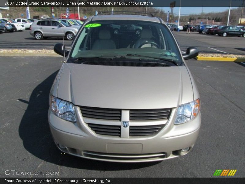 Linen Gold Metallic / Dark Khaki/Light Graystone 2007 Dodge Grand Caravan SXT