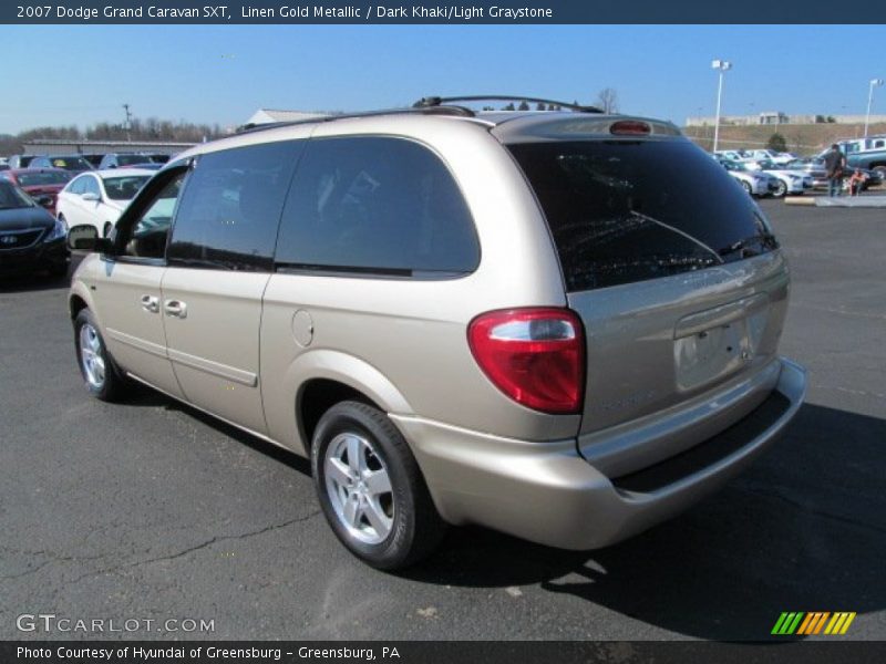 Linen Gold Metallic / Dark Khaki/Light Graystone 2007 Dodge Grand Caravan SXT
