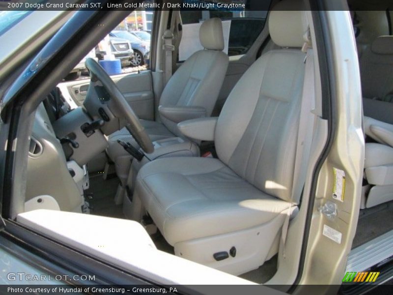 Linen Gold Metallic / Dark Khaki/Light Graystone 2007 Dodge Grand Caravan SXT
