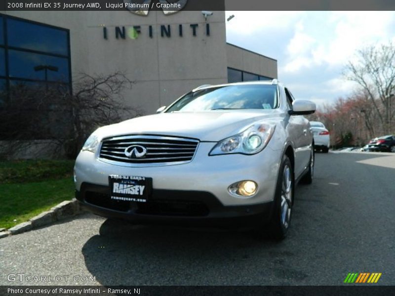 Liquid Platinum / Graphite 2008 Infiniti EX 35 Journey AWD